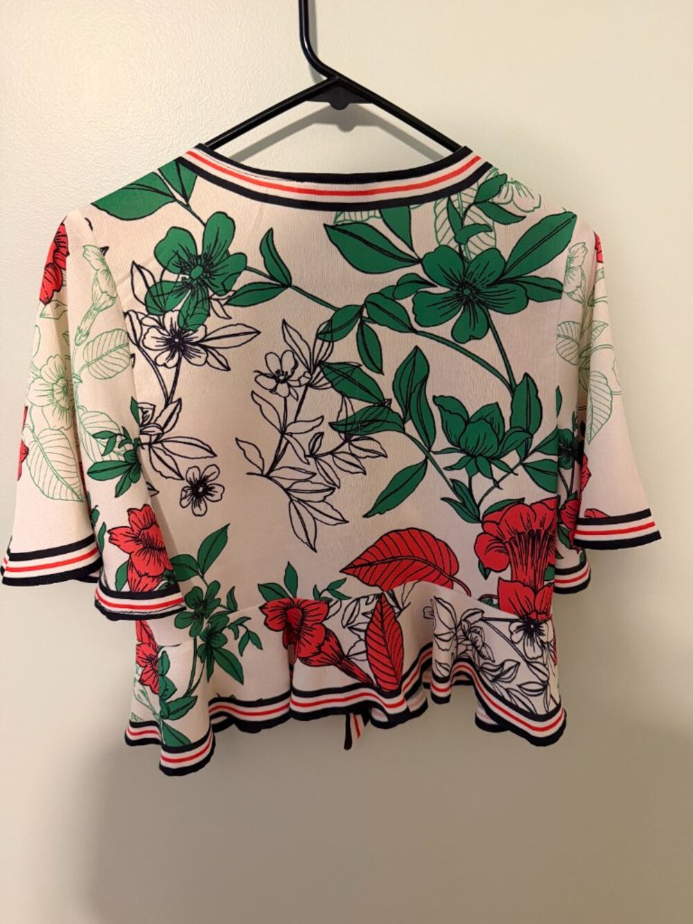 Retro-looking tie-front jacket - Picture 2 of 3